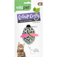 Catnip Crazy Trembling Mouse Cat Toy (1pk)