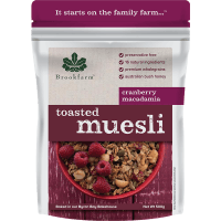 Macadamia Cranberry Toasted Muesli (500g)