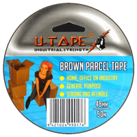 Brown Parcel Tape 48mm Wide (ea)