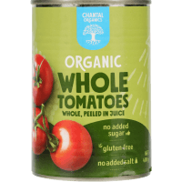 Organic Whole Tomatoes Peeled In Tomato Juice (400g)