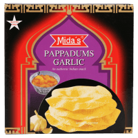 Garlic Pappadums (110g)