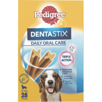 Dentastix Medium Dog Daily Dental Care Dog Treats (28pk)