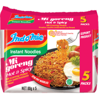 Mi Goreng Hot & Spicy Noodles (5 x 80g)