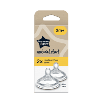Closer To Nature Medium Flow Teats 3+ Months (2pk)