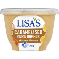 Caramelised Onion Hummus With Rosemary & Lemon (200g)