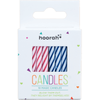 Multi Coloured Magic Spiral Candles (10pk)