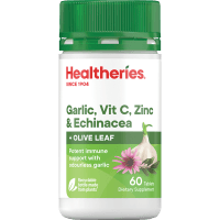 Garlic Vit C Zinc & Echinacea Tablets (60pk)