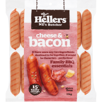 Cheese & Bacon Sausages (1kg)