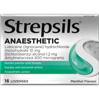 Plus Anaesthetic Sore Throat Lozenges (16pk)