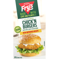 Plant Based Chicken Style Vegan Burgers (4 x 80g)