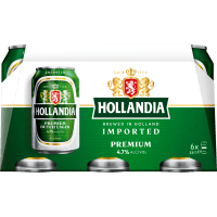 Premium Lager Beer Cans (6 x 330ml)