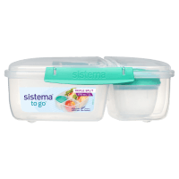 Triple Split with Yoghurt Pot Lunchbox (2l)