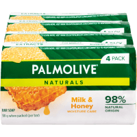 Replenishing Milk & Honey Bar Soap (4 x 90g)