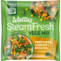 Steam Fresh Sweetcorn, Carrots & Broccoli Vege Mix (320g)