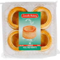 Vol Au Vent Large Cases (4pk)