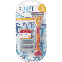 Simply Venus Hybrid 4up Female Razor (4ea)