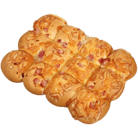 Cheese & Bacon Round Rolls (12pk)