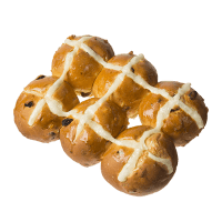 Brioche Hot Cross Buns (6pk)