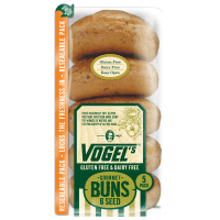 Gluten Free Dairy Free Gourmet 6 Seed Buns (5pk)