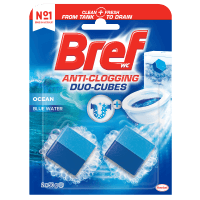Duo-Cubes Ocean 2 In 1 Formula Cistern Toilet Cleaner Block (100g)
