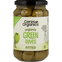 Organic Green Pitted Olives (315g)