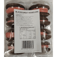 Black Forrest Kisses Plain Pack (8pk)