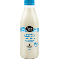Fresh Organic Light Milk (750ml)