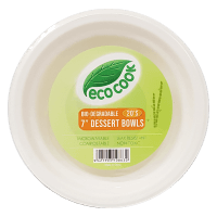 Bio-Degradable 7'' Dessert Bowls (20pk)