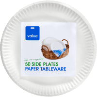 Paper Side Plates 7inch (50pk)
