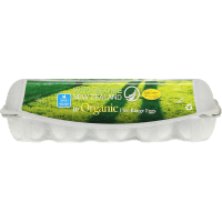 New Zealand Organic Mixed Grade Eggs (10pk)