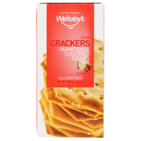Parmesan & Sun Dried Tomato Crispy Crackers (100g)