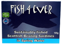 Scottish Brisling Sardines In Spring Water (105g)