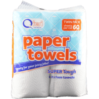 Super Tough Paper Kitchen Towels (2 x 60 sheets)