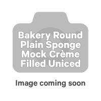 Round Plain Sponge Mock Creme Filled Uniced (1pk)