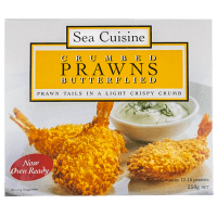 Crumbed Prawns Butterflied 21/25 (250g)