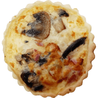 Ham & Mushroom Quiche (1pk)