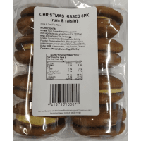 Christmas Rum & Raisin Kisses (8pk)