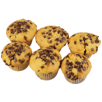 Banana Chocolate Chip Muffins (6pk)