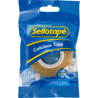Cellulose Tape 12mm x 33m (1pk)