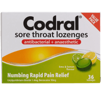 Lime & Lemon Cold & Flu Sore Throat Lozenges (36pk)