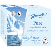 Pure Vegetable Oil Soap Bar Ecopack (4 x 100g)