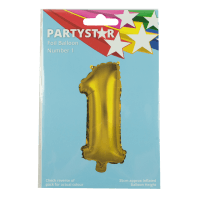 Party Foil Balloon Number 1 (1ea)