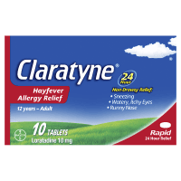 Allergy Hayfever Relief Antihistamine Tablets (10pk)