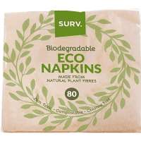Biodegradable Eco 2ply Napkins (80pk)