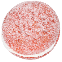 Raspberry Lamington With Mock Creme (1pk)