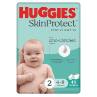 Nappies Infant For Boys & Girls Size 2 4-8kg (48pk)