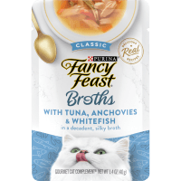 Adult Broths Tuna Anchovies & Whitefish Wet Cat Food (40g)