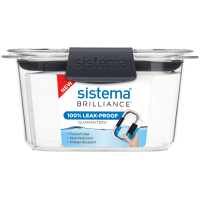 Brilliance Rectangle Container 380ml (1pk)