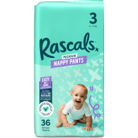 Premium Nappy Pants Unisex Size 3 6-11kg Crawler (36pk)