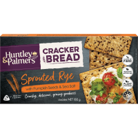 Sprouted Rye Pumpkin Seeds & Sea Salt Cracker Bread (180g)